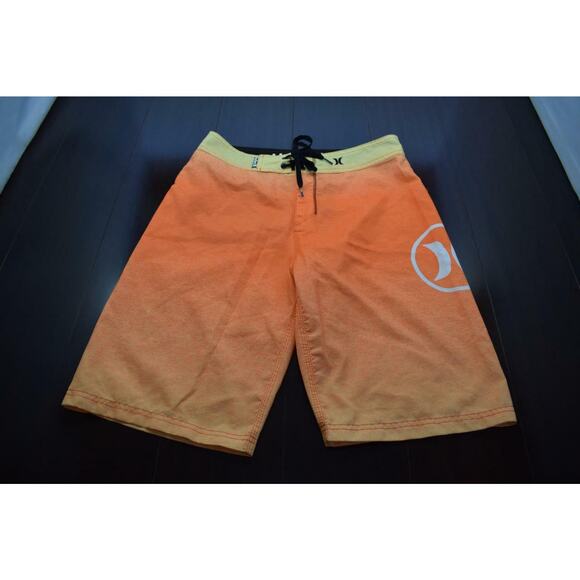 34076 Mens Hurley Performance Orange Athletic Board Shorts Size 30 - Picture 2 of 5